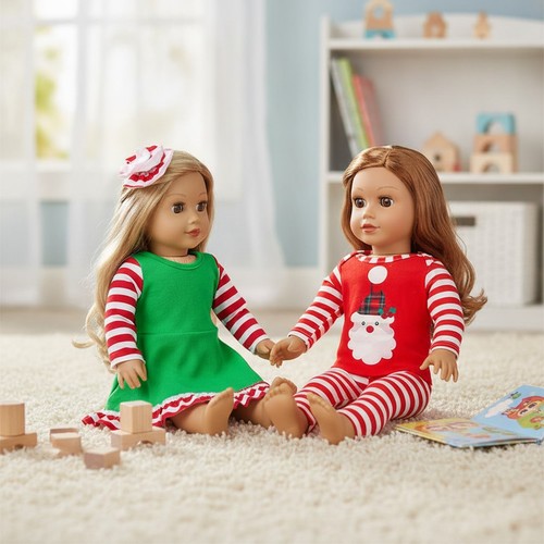 Christmas doll outfit - doll, for