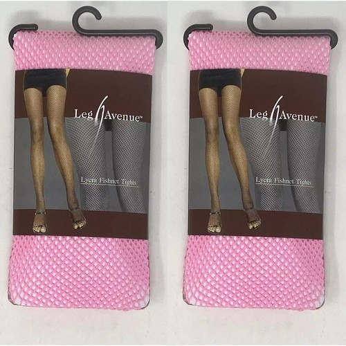 Baby pink fishnet tights - tights, 2