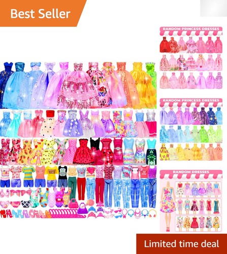 195 pcs doll clothes - 195,