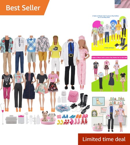 71pcs doll clothes - 71pcs,