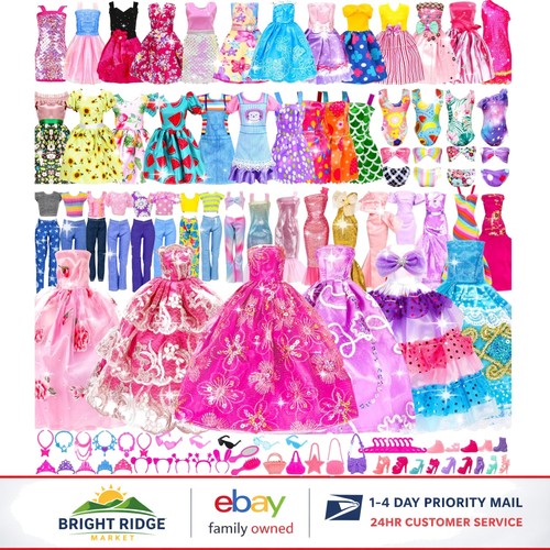 138 pcs doll clothes set - clothes,