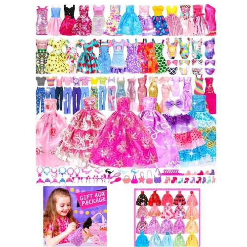 138 pcs doll clothes set - doll, set: