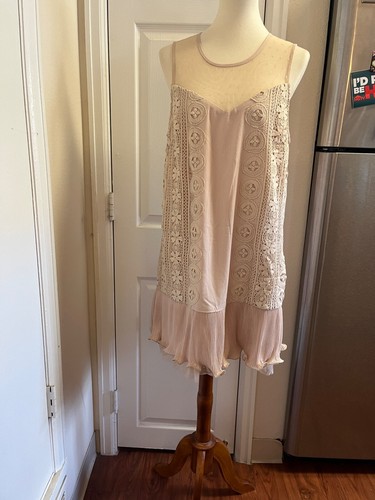 New entro cream lace dress - new,