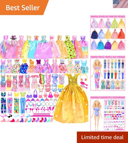 Piece doll clothes - clothes, set