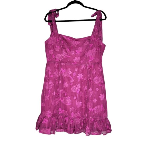 Lulus mini dress large pink - lulus,