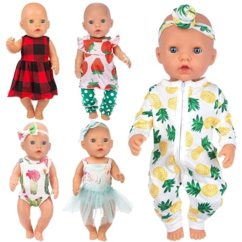 Baby doll clothes - set, with